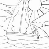Boat Coloring Kids Pages Sailing Staff Colouring Drawing Sailboat Printable Clipart Lesson Scene Preschool Library Drawings Plan 553px 12kb Boating sketch template