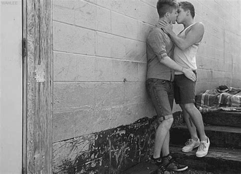 Cute Gay Couple Kiss Shared By Hirosmika On We Heart It