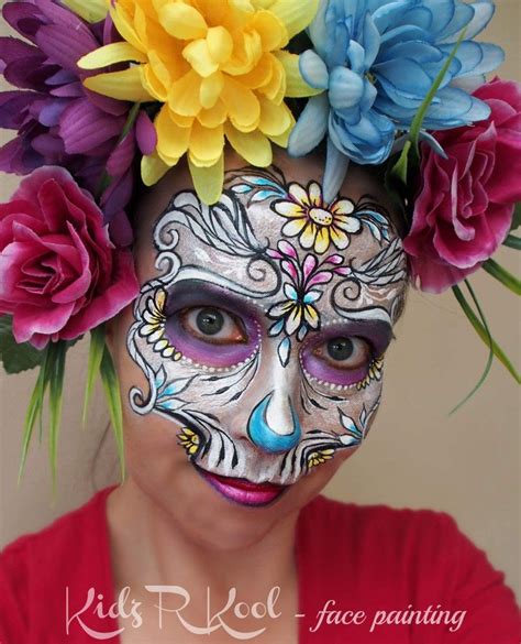Pin By Dizzy Doodle Face Painting Ll On Ddfp Sugar Skulls