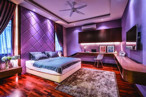 Enigmatic Bedrooms Decorated With Purple Creativehomex