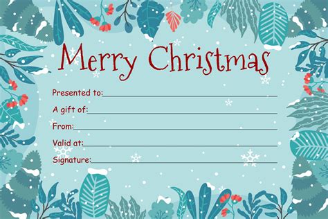 christmas gift card templates  printable web access  website