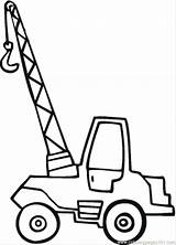 Crane Coloring Pages Truck Printable Wrecking Ball Little Color Transport Colouring Kids Construction Drawing Template Cranes Clipart Online Getdrawings Sheet sketch template