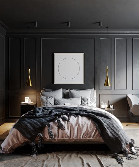 black bedroom  behance