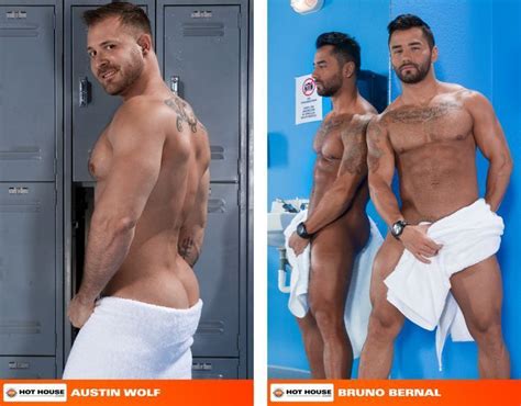 bruno bernal gets fucked by austin wolf in towel off exclusive video clip from his latest porn