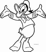 Donald Coloring Duck Wecoloringpage Pages sketch template