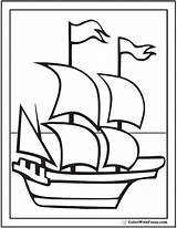 Mayflower Coloring Pages Printable Ship Pdf Thanksgiving Color Kids Fuzzy Fun Elementary Preschool Ad School Will Colorwithfuzzy sketch template