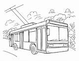 Trolley Coloring sketch template