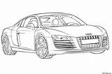 Audi R8 Ausmalbild Ausmalbilder Amg Malvorlage Kolorowanki sketch template