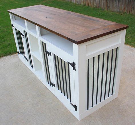 chien caisse meubles meubles sur mesure construit dog kennel lit solide caisse bois etageres