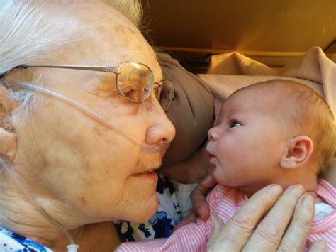 2 day old shares magical moment meeting her 92 year old great grandma