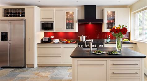 amazing black  red kitchen decor  roundecor