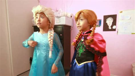 6 yr old cosplay twin sisters sing for the first time in forever reprise youtube