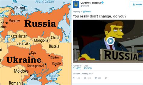 russia and ukraine get in a twitter war twitterati left stunned at the debate of origin of