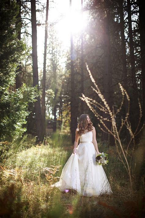 romantic forest wedding inspiration glamour and grace