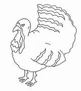 Turkey Coloring Pages Bird Thanksgiving Print Leg Color Drawing Outs Kids Getdrawings Getcolorings sketch template