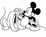 Mickey Mouse Disney Coloring Pages Drawing Pluto Coloriage Dessin Et Clubhouse Colorier Imprimer Characters Walt Dessins Print Amis Clipart Baby sketch template