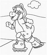 Barney Coloring Pages Friends Birthday Books Popular Coloringhome sketch template