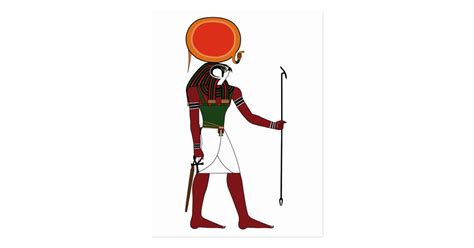 Ra The Ancient Egyptian God Of The Sun And Kings Postcard