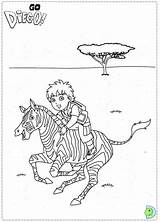 Dinokids Coloring Diego Go Close sketch template