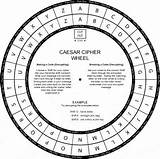Cipher Caesar sketch template