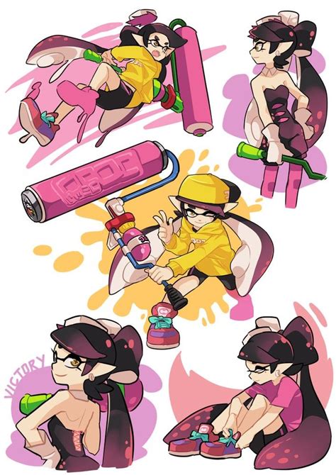 callie splaroon splatoon videojuegos dibujos y juegos