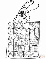 Coloring Easter Bunny Pages Quilt Kids Colouring Printable Bunnies Eggs Gif Cidyjufun Library Patchwork Clipart Book Cute Rocks Books Popular sketch template