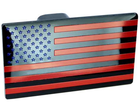 American Flag Metal Trailer Hitch Cover Fits 2 Receivers Etsy