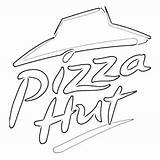 Pizza Hut Logo Sketch Coloring sketch template