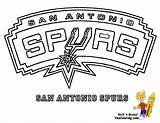 Spurs Coloring Antonio San Pages Lakers Nba Basketball Logo Clipart Vector Boys Outline Yescoloring Team Sheets Jersey Template Cliparts Brawny sketch template