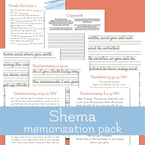 shema memory work pack