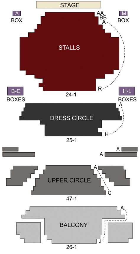 lyric theatre london seating chart stage london theatreland