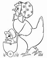 Easter Coloring Pages Chicken Chick Colouring Cliparts Clipart Library Comments Cartoon Coloringhome Favorites Add Clip sketch template