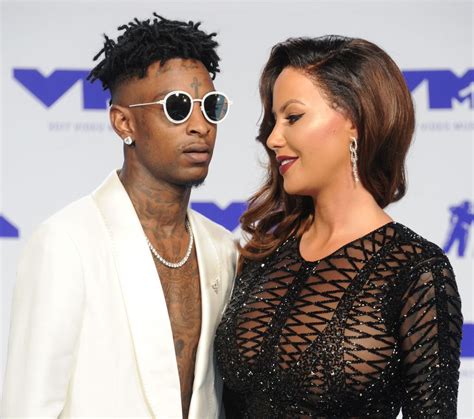 amber rose reveals why she and 21 savage broke up