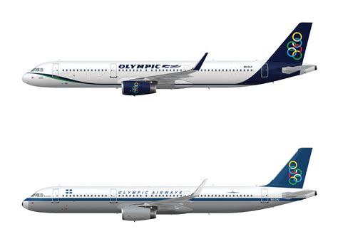 olympic air revision retro rairlinedesign