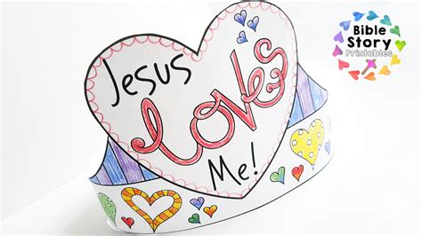 jesus loves  valentines day activity pack sunday school