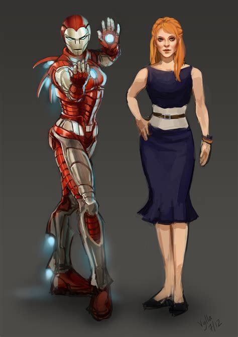 Pepper Potts And Rescue Armor By Vylla Art Cosplay