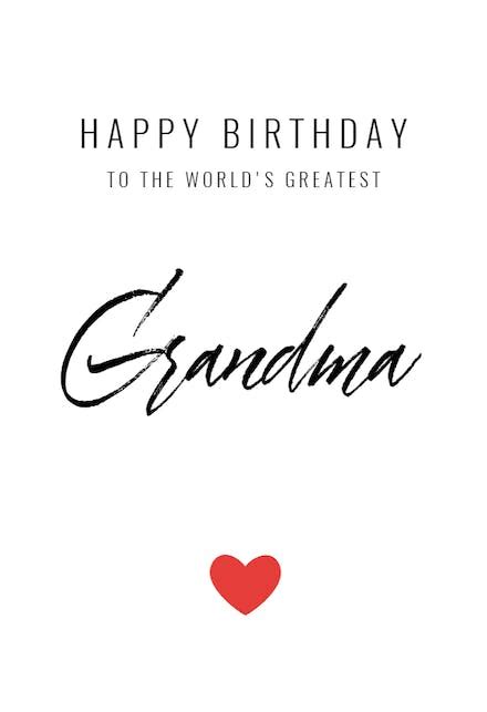 happy birthday grandma  printable cards printable templates
