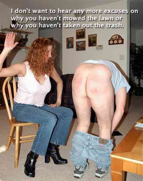 woman punishes man femdom f m spanking caption gallery 3 femdomology