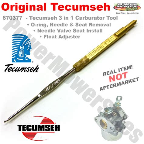 tecumseh    carburator repair tool float seat oem  ebay
