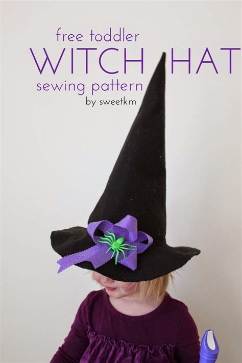 sweetkm  toddler witch hat sewing pattern
