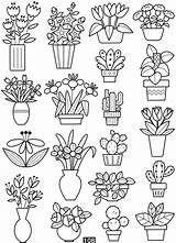 Coloring Pages Doodle Flower Doodles Drawings Garden Drawing Flowers Colouring Books Easy Embroidery Kaktus Mini Illustration Kritzelei Tattoo Patterns Amazonaws sketch template