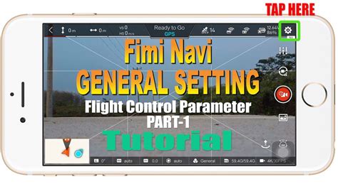 fimi  se flight control setting part  tutorial youtube