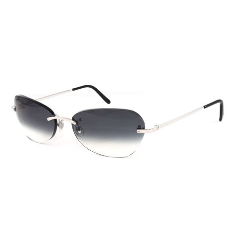 Cartier Men S T8302016 Rimless Sunglasses Palace