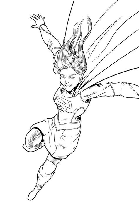 supergirl coloring pages  print  movies coloring pages articles