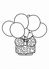 Miffy Nijntje Ballonnen Kleurplaten Coloringpages1001 Verjaardag Jarig Tekeningen Ballon Uitprinten Downloaden Picgifs Kleurrijke sketch template