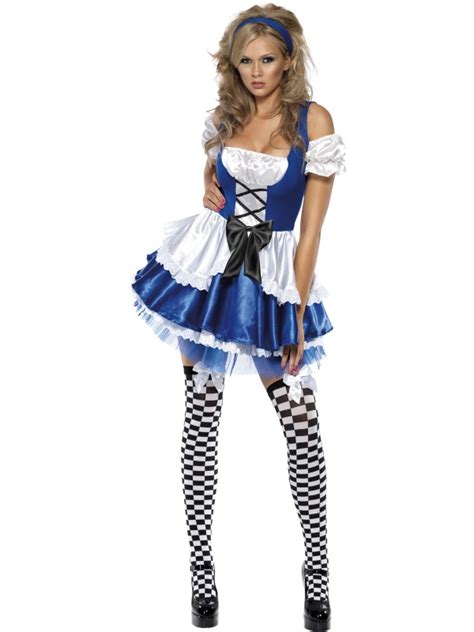 Sexy Alice Ladies Fancy Dress Wonderland Fairy Tale Adults Book Day