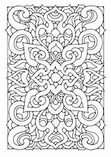 Coloring Pages Cool Really Sheets Adult Adults Mandala Printable Color Abstract Pattern Patterns Awesome Kids Print Stress Book Paper Books sketch template