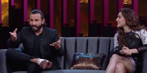 Sara Ali Khan Got Reallllly Awkward As Saif Discussed His