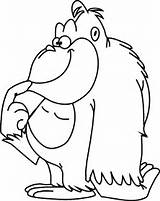 Cartoon Animals Coloring Pages sketch template