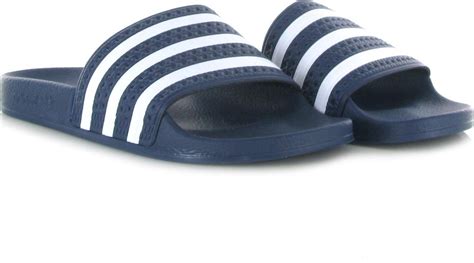 adidas adilette heren slippers adibluewhiteadi blue maat  bolcom